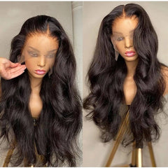 【13X4 Lace Frontal Wig】200% Density, Pre-plucked with Baby Hair, Swiss Lace, Body Wave