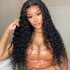 【13X4 Lace Frontal Wig】200% Density, Pre-plucked with Baby Hair, Swiss Lace, Natural Wave