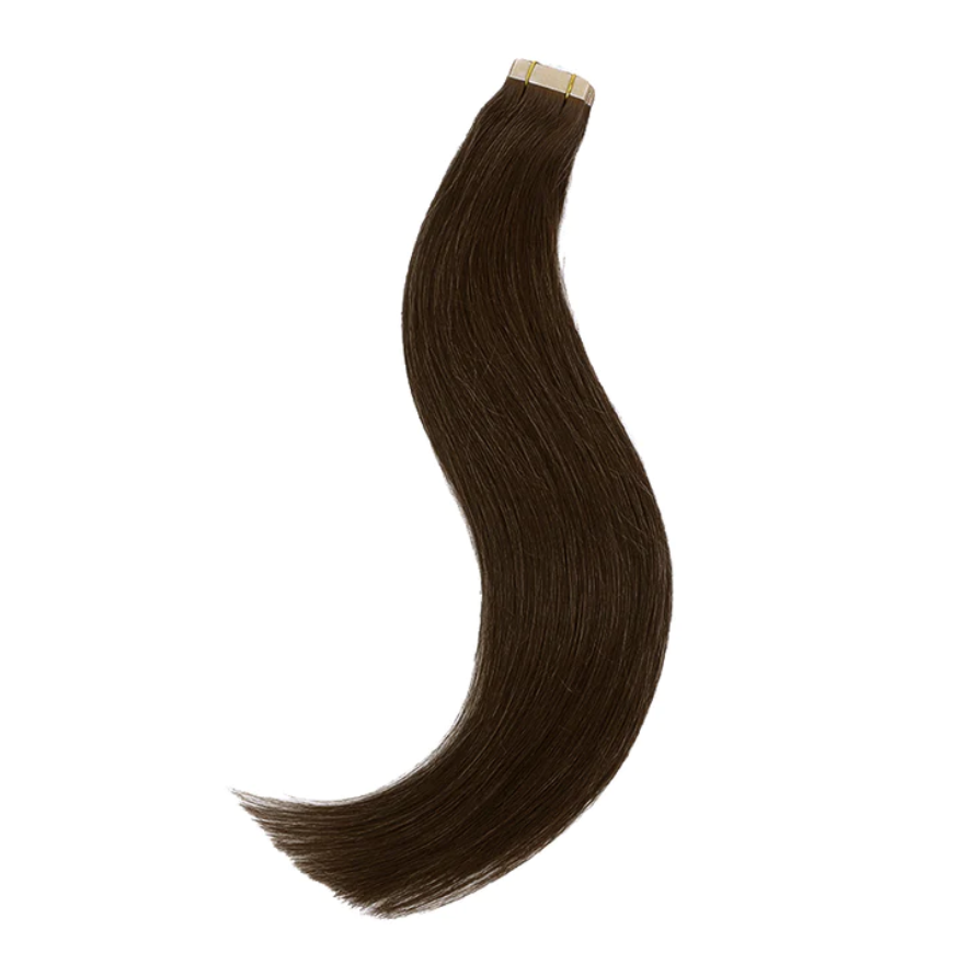 【12A Tape in Dark Color】12-26inch 100% Virgin Hair in 13 Dark Colors, 50grams Straight