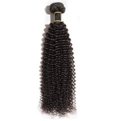 10-30inch Kinky Curly 100% Virgin Human Hair Bundle #1B black