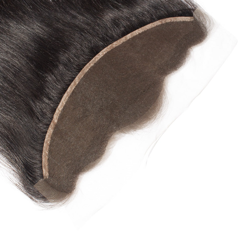 【13X4 Lace Frontal】10-20 inch 100% Virgin Hair, Pre-plucked with Baby Hair, Free Part, Straight