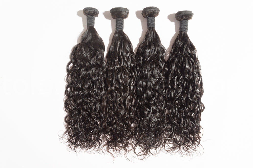 10-30inch Natural Wave 100% Virgin Human Hair Bundle #1B black