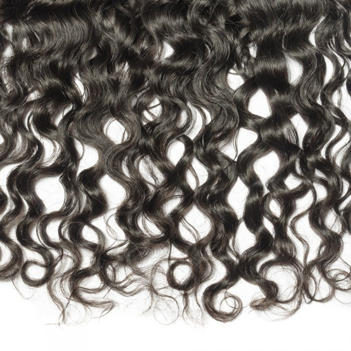 【13X4 Lace Frontal】10-20 inch 100% Virgin Hair, Pre-plucked with Baby Hair, Free Part, Natural Wave